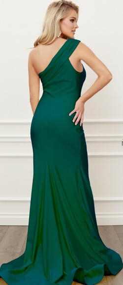 One shouldered formal evening gown long - Picture 3 of 7